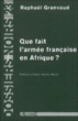 Que fait l'armée française en Afrique ?&nbsp;-&nbsp;Raphaël Granvaud