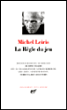 La règle du jeu&nbsp;-&nbsp;Michel Leiris