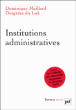 Institutions administratives&nbsp;-&nbsp;Dominique Maillard Desgrées Du Loû