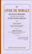 Le livre de morale des écoles primaires&nbsp;-&nbsp;Louis Boyer