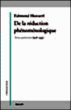 De la réduction phénoménologique&nbsp;-&nbsp;Edmund Husserl