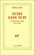 Nuits sans nuit&nbsp;-&nbsp;Michel Leiris