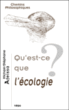 Qu'est-ce que l'écologie ?&nbsp;-&nbsp;Hicham-Stéphane Afeissa