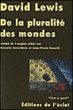 De la pluralité des mondes&nbsp;-&nbsp;David Lewis