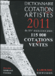 Dictionnaire de cotation des artistes 2011&nbsp;-&nbsp;Collectif