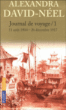 Journal de voyage&nbsp;-&nbsp;Alexandra David-Néel
