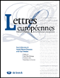 Lettres européennnes, manuel d'histoire de la littérature&nbsp;-&nbsp;Collectif