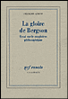 La gloire de Bergson