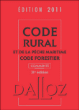Code rural et de la pêche maritime, code forestier comentés&nbsp;-&nbsp;Collectif
