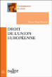 Droit de l'Union européenne&nbsp;-&nbsp;Pierre-Yves Monjal