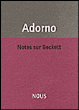 Notes sur Beckett&nbsp;-&nbsp;Theodor Wiesengrund Adorno