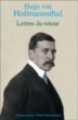 Lettres du voyageur à son retour&nbsp;-&nbsp;Hugo Von Hofmannsthal