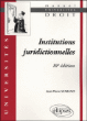 Institutions juridictionnelles&nbsp;-&nbsp;Jean-Pierre Scarano