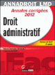 Annadroit du droit administratif&nbsp;-&nbsp;Vanessa Barbe, Marie-Christine Rouault