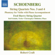 Arnold Schönberg&nbsp;-&nbsp;Quatuors à cordes
