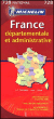 France départementale et administrative&nbsp;-&nbsp;Michelin