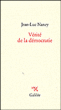 Vérité de la démocratie&nbsp;-&nbsp;Jean-Luc Nancy