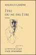 Etre ou ne pas être&nbsp;-&nbsp;Maurice Carême