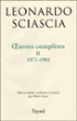 Oeuvres complètes&nbsp;-&nbsp;Leonardo Sciascia
