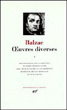 Oeuvres diverses&nbsp;-&nbsp;Honoré de Balzac