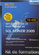 Implémentation et maintenance de SQL server 2005&nbsp;-&nbsp;Fabrice Lemainque