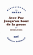 Avec Poe jusqu'au bout de la prose&nbsp;-&nbsp;Henri Justin