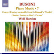 Ferruccio Busoni&nbsp;-&nbsp;Musique pour piano (volume 7)