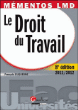 Mémento du Droit du travail&nbsp;-&nbsp;François Duquesne