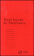 Neuf leçons de littérature&nbsp;-&nbsp;Collectif