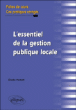 L'essentiel de la gestion publique locale&nbsp;-&nbsp;Elodie Portelli