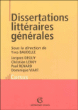 Dissertations littéraires générales&nbsp;-&nbsp;Yves Baudelle, Deguy, Leroy