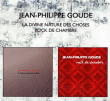 Jean-Philippe Goude&nbsp;-&nbsp;Divine nature des choses - Rock de chambre