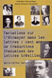 Variations sur l'étranger dans les lettres&nbsp;-&nbsp;Torres