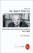 Entretiens avec Emmanuel Lévinas, 1992-1994&nbsp;-&nbsp;Michaël De Saint-Cheron