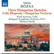 Miklos Rozsa&nbsp;-&nbsp;Esquisses hongroises - Rhapsodie pour violoncelle