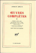 Oeuvres complètes&nbsp;-&nbsp;Antonin Artaud