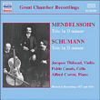 Félix Mendelssohn-Bartholdy, Robert Schumann&nbsp;-&nbsp;Trios en ré mineur