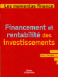 Financement et rentabilité des investissements&nbsp;-&nbsp;Jack Forget
