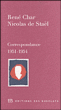 Correspondance&nbsp;-&nbsp;René Char, Nicolas de Stael