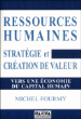Ressources humaines, création de valeur et capital humain&nbsp;-&nbsp;Michel Fourmy