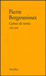 Carnet de notes&nbsp;-&nbsp;Pierre Bergounioux