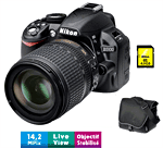 Pack Fnac : Nikon D3100 + Obj. Nikon AF-S DX VR : 18 - 105 mm f/3.5 - 5.6 G + Fourre-tout + SDHC 4 G