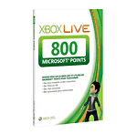 Carte pré-payée Xbox Live 800 Points Microsoft pour Xbox 360 Carte pré-payée Xbox Live 800 Points Microsoft pour Xbox 360