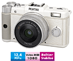 Pentax Q Blanc + Obj. Pentax Q : AL [IF] 8.5 mm f/1.9 - 1 9]]