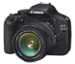 Canon EOS 550D + Obj. Canon EF-S IS 18 - 55 mm f/3.5 - 5.6 - 3 5