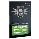 Carte pré-payée Xbox Live 4000 Points Microsoft pour Xbox 360 - Call of Duty Elite Carte pré-payée Xbox Live 4000 Points Microsoft pour Xbox 360 - Call of Duty Elite