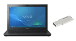 Sony VPC-SB3V9USBAI 13,3" LED USB 3.0 3G + Clé USB Sony 4 Go