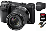 Sony NEX-7K Noir + Obj. Stabilisé Sony E 18 - 55 mm f/3.5 - 5.6 + Housse Cuir LCS-ELC7 + Carte SDHC 
