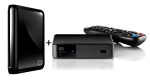 Western Digital My Passport Essential 500 Go USB 3.0 / USB 2.0 Noir + Western Digital TV Live Ethernet / USB 2.0 / Wi-Fi