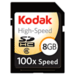 Kodak High Speed 100x Carte mémoire SDHC 8 Go Class6 - Carte Memoire